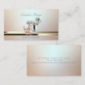 Elegante professionele Luminouse Bloemen Mixer Ger Visitekaartje (Voorkant / Achterkant)