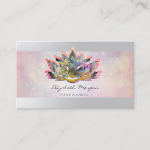 Elegante Professionele Moderne, Bokeh Lotus Visitekaartje