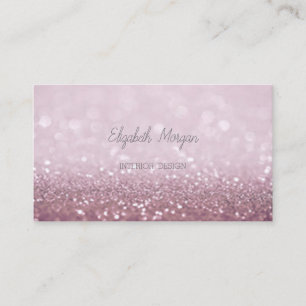 Elegante Professionele Moderne Glitterende Bokeh Visitekaartje
