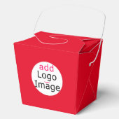 Elegante Professionele Moderne Zaken Douanerood Bedankdoosjes (Voorkant)