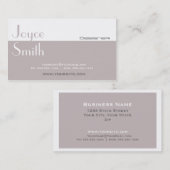 Elegante Professionele Ontwerper Interieur Decorat Visitekaartje (Voorkant / Achterkant)