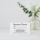 Elegante professionele visitekaartje met logo (Staand voorkant)