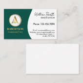 Elegante professionele visitekaartje met logo (Voorkant / Achterkant)