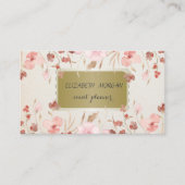 Elegante professionele weidebloemen visitekaartje (Voorkant)