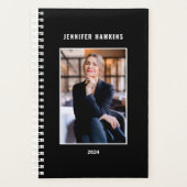 Elegante professionele zakelijke vrouwen foto 2024 planner (Voorkant)