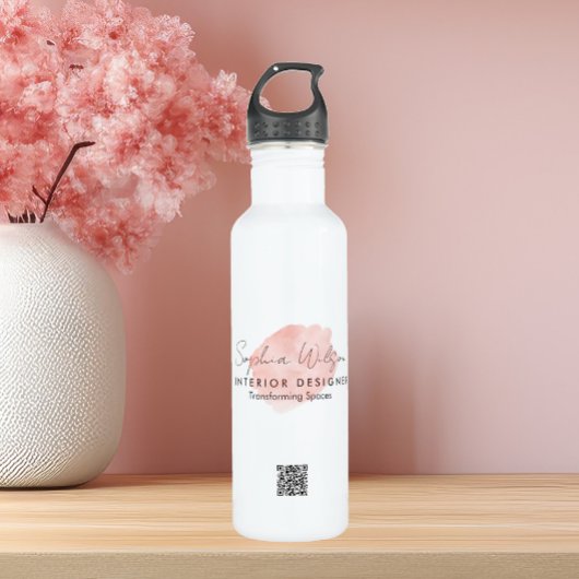 Elegante professionele zakelijke Waterverf handtek Waterfles