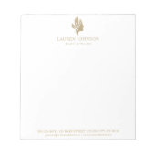 Elegante promotionele artikelen voor uw bedrijf notitieblok (Voorkant)