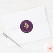 Elegante promotionele artikelen voor uw bedrijf ronde sticker (Envelop)