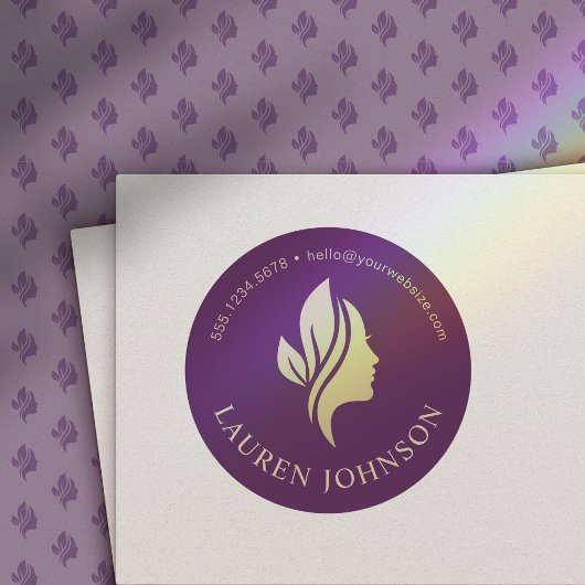 Elegante promotionele artikelen voor uw bedrijf ronde sticker