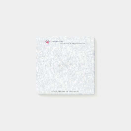 Elegante promotionele post-it notities - Fizzy Wat Post-it® Notes (Voorkant)