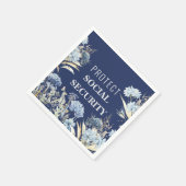 Elegante Protect Sociale Zekerheid Anti Trump Servet (Hoek)