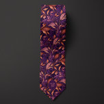 Elegante Pruim & Koper Botanisch Stropdas<br><div class="desc">Bereik een verfijnde look met onze Elegant Plum & Copper Botanical Stropdas. De combinatie van pruim en koper straalt elegantie en stijl uit. Combineer het met onze bijpassende sokken om je verfijnde look compleet te maken.</div>