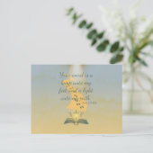 Elegante Psalm 119:105 Waterverf Briefkaart (Staand voorkant)