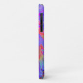 Elegante psychedelische decoratieve dahlia bloem Case-Mate iPhone case (Achterkant/links)