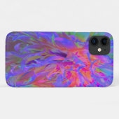 Elegante psychedelische decoratieve dahlia bloem Case-Mate iPhone case (Achterkant (horizontaal))