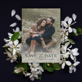 Elegante QR-code 2 foto bruiloft Save The Date