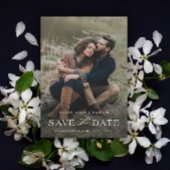 Elegante QR-code 2 foto bruiloft Save The Date