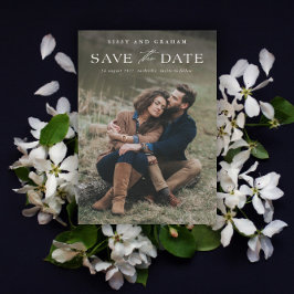 Elegante QR-code 2 foto trouw Save The Date