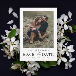 Elegante QR-code 2 foto trouw Save The Date