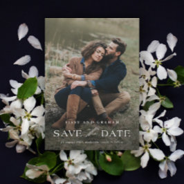 Elegante QR-code 2 foto trouw Save The Date