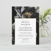 Elegante QR-code met bloemen voor bruidsmeisjesfee Kaart (Staand voorkant)