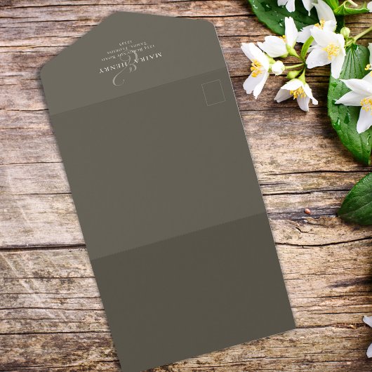 Elegante QR Code RSVP Eenvoudige Online Witte Magn All In One Uitnodiging