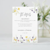 Elegante QR Code Trouwdetails Accommodatie Informatiekaartje (Staand voorkant)