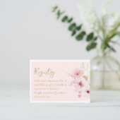 Elegante QR-code trouwfeest registratiekaart met b Informatiekaartje (Staand voorkant)