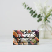 Elegante QR-code voor Aziatisch restaurant Visitekaartje (Staand voorkant)