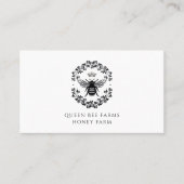 Elegante Queen Honey Bee bijenbijenimker Visitekaartje (Voorkant)
