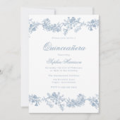  Elegante Quinceanera 15e Partij Kaart (Voorkant)