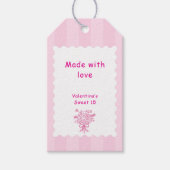 Elegante Quinceañera bloemboeket | Roze & Wit  Cadeaulabel (Voorkant)