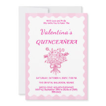 Elegante Quinceañera bloemboeket | Roze & Wit 