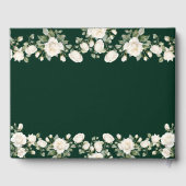 Elegante Quinceanera Bloemenprinses jurk groen Gastenboek (Achterkant)