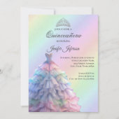 Elegante Quinceanera Uitnodiging (Voorkant)