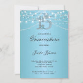 Elegante Quinceanera Uitnodiging (Voorkant)