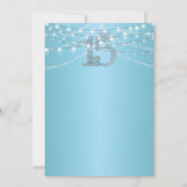 Elegante Quinceanera Uitnodiging (Achterkant)