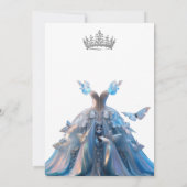 Elegante Quinceanera Uitnodiging (Achterkant)