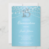 Elegante Quinceanera Uitnodiging (Voorkant)