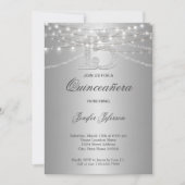 Elegante Quinceanera-uitnodiging Kaart (Voorkant)