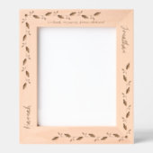 Elegante Quote Custom paar Fotonaam Liefde Gegraveerde Lijstjes (Voorkant)