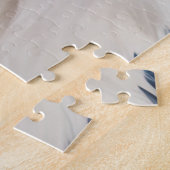 Elegante Ragdoll Cat Portret Kunstwerk Blauwe Ogen Legpuzzel (Zijkant)