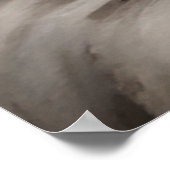 Elegante Ragdoll Cat Portret Kunstwerk Blauwe Ogen Poster (Hoek)