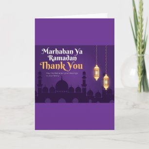 Elegante Ramadan-groeten - Goud Ramadan Kareem Kaart