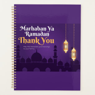 Elegante Ramadan-groeten - Goud Ramadan Kareem Planner