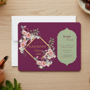 Elegante Ramadan Iftar-uitnodiging 2026 Aankondiging