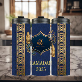 Elegante Ramadan Kareem 2025 Thermosbeker