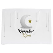 Elegante Ramadan Kareem Halve Maan Ontwerp Islamit Groot Cadeauzakje (Voorkant)