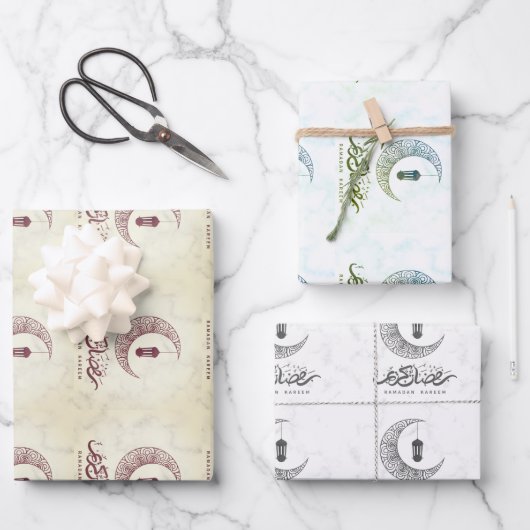 Elegante Ramadan Kareem Inpakpapier Vel (Voorkant)
