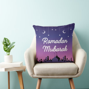 Elegante Ramadan Mubarak Worpillow Kussen